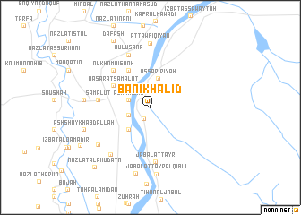 map of Banī Khālid