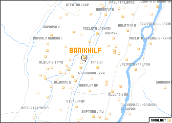 map of Banī Khilf