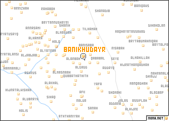 map of Banī Khuḑayr