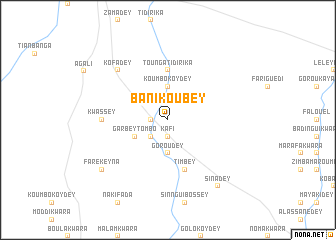 map of Banikoubey