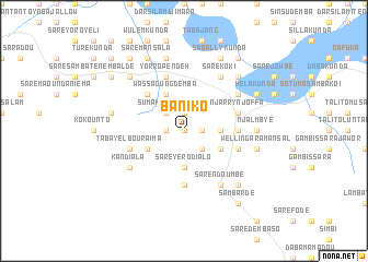 map of Baniko