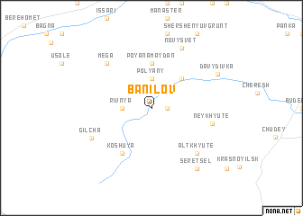 map of Banilov