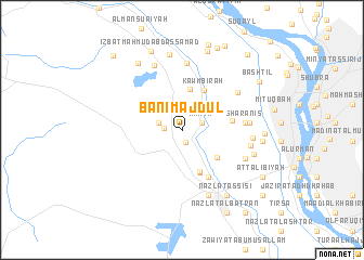 map of Banī Majdūl