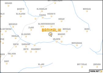 map of Banī Mālik
