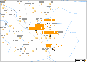 map of Banī Mālik