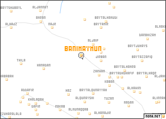 map of Banī Maymūn