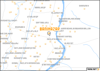 map of Banī Mazār