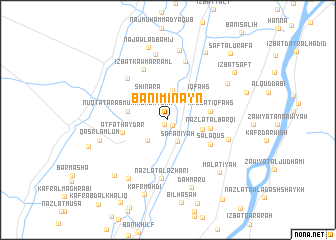 map of Banī Minayn