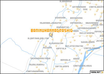 map of Banī Muḩammad Rāshid