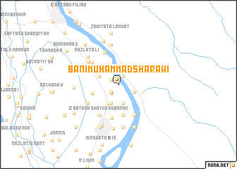 map of Banī Muḩammad Sha‘rāwī