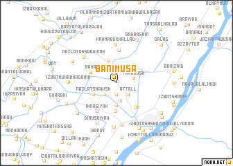 map of Banī Mūsá