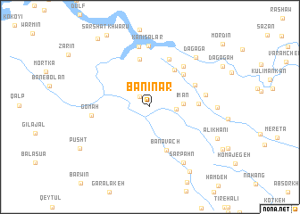 map of Bānī Nār