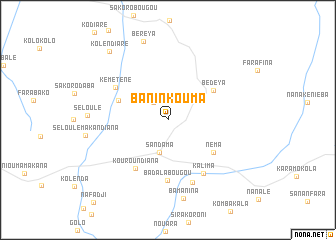 map of Baninkouma