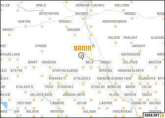 map of Banín