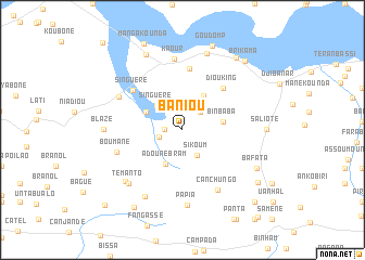 map of Baniou