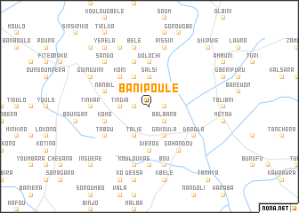 map of Banipoulé