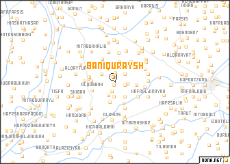 map of Banī Quraysh