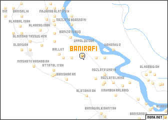 map of Banī Rāfi‘