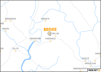 map of Baniré