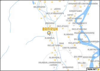 map of Banī Rūḩ