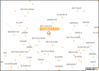 map of Banī Sab‘ah