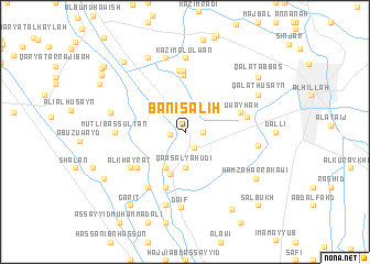 map of Banī Şāliḩ