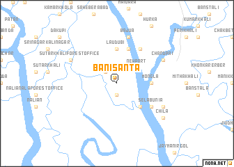 map of Bānisānta