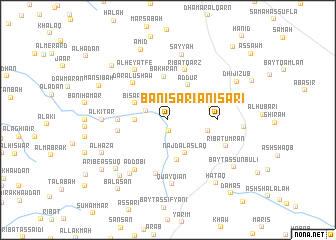 map of Banī Sārī