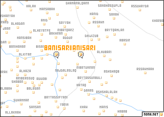 map of Banī Sārī