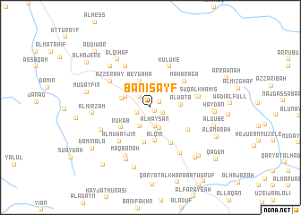 map of Banī Sayf