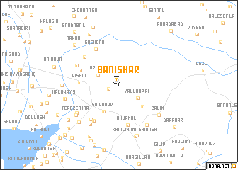 map of Bānī Shār