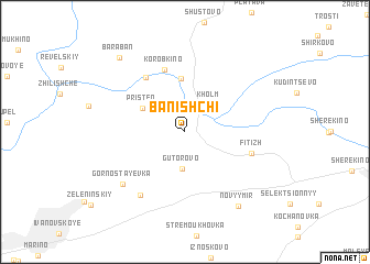 map of Banishchi