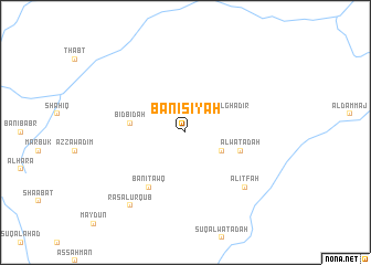 map of Banī Şiyāḩ