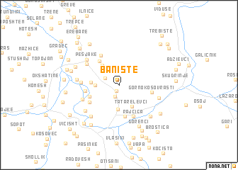 map of Banište