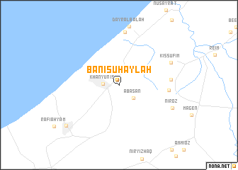 map of Banī Suhaylah
