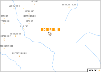 map of Banī Suliḩ