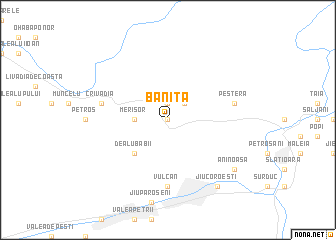 map of Băniţa
