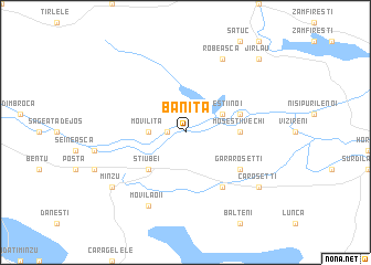 map of Baniţa