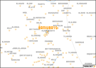 map of Banī ‘Ubayd