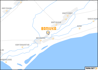 map of Banivka