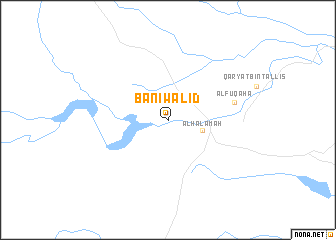 map of Banī Walīd
