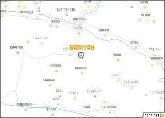 map of Banīyah