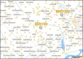 map of Baniyān