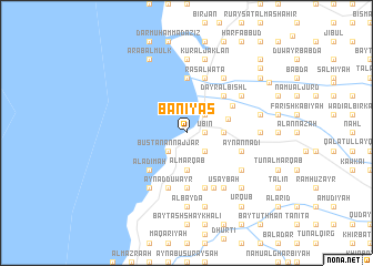 map of Bāniyās