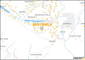 map of Baniyāwāla