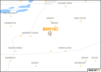 map of Baniyaz