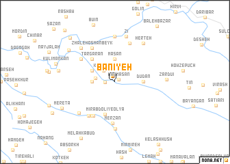 map of Bānīyeh