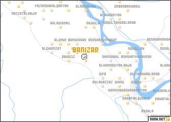 map of Banī Zār