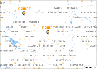 map of Banize
