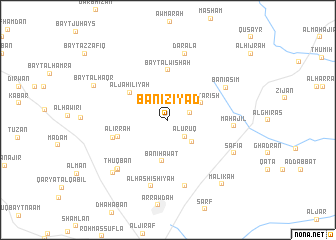 map of Banī Ziyād